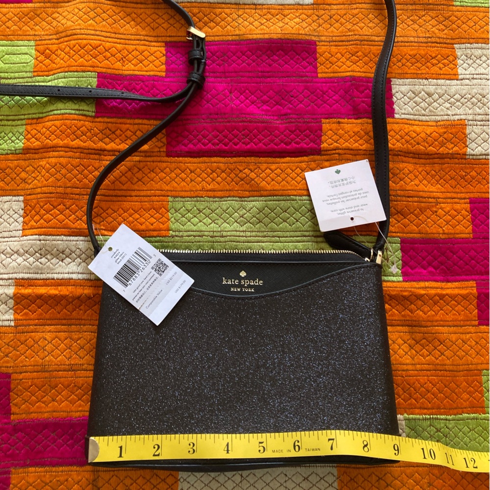 Kate Spade crossbody glitter purse